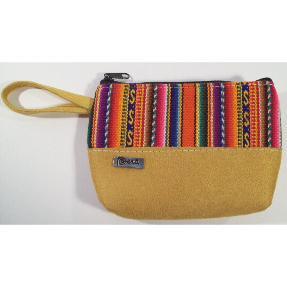 Peruvian Suede‎ Coin Change Purse, Peru